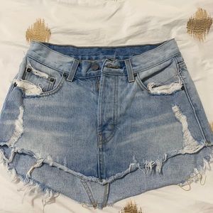 carmar denim skirt